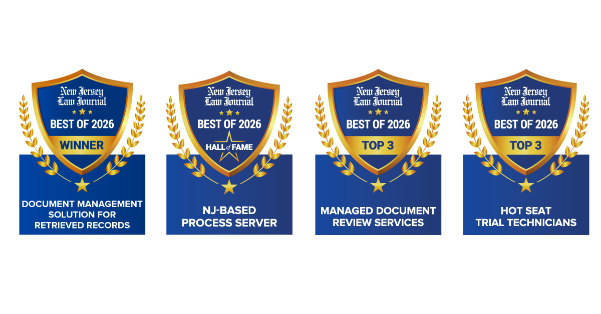 Lexitas Recognized in New Jersey Law Journal Awards